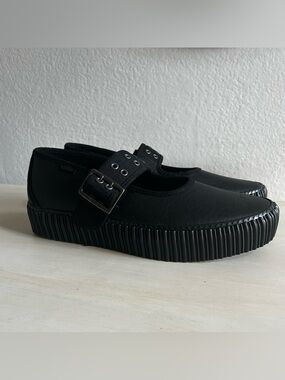 Vans Mary Jane Creeper Platform Shoe, women’s size 10.5, black, never worn.